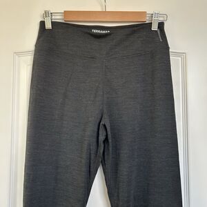 Terramar Climasense 3.0 Merino Wool Blend Thermal Pants Womens Sz M Gray Legging